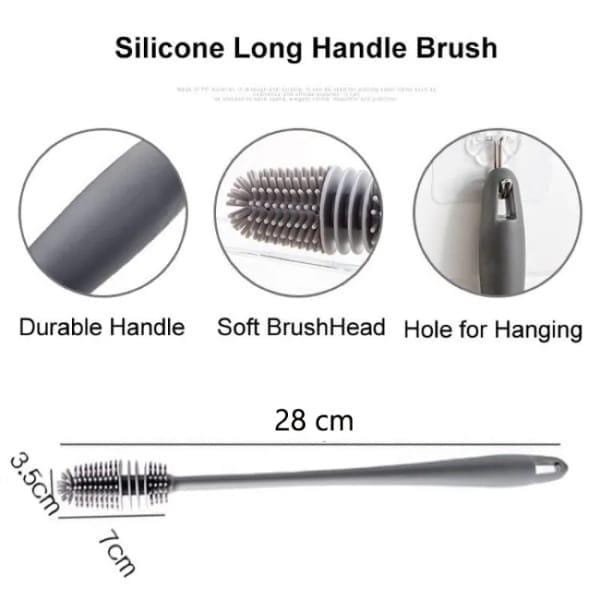 Silicone Bottle Cleaning brush Pack Of  3