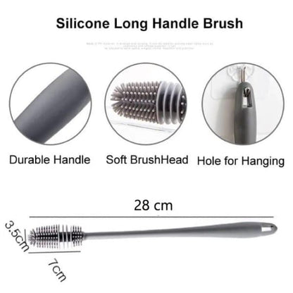 Silicone Bottle Cleaning brush Pack Of  3