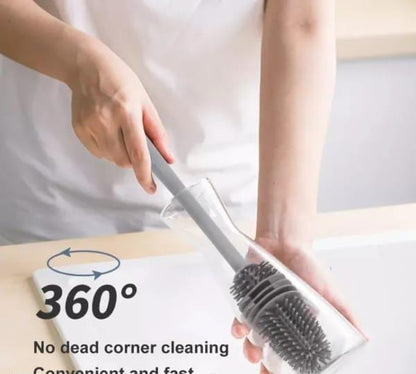 Silicone Bottle Cleaning brush Pack Of  3