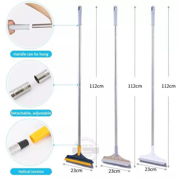 2 in 1 Dust Cleaning Scrubber And Wiper Brush