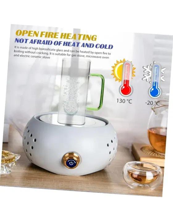 Square Glass Travel Coffee Mug