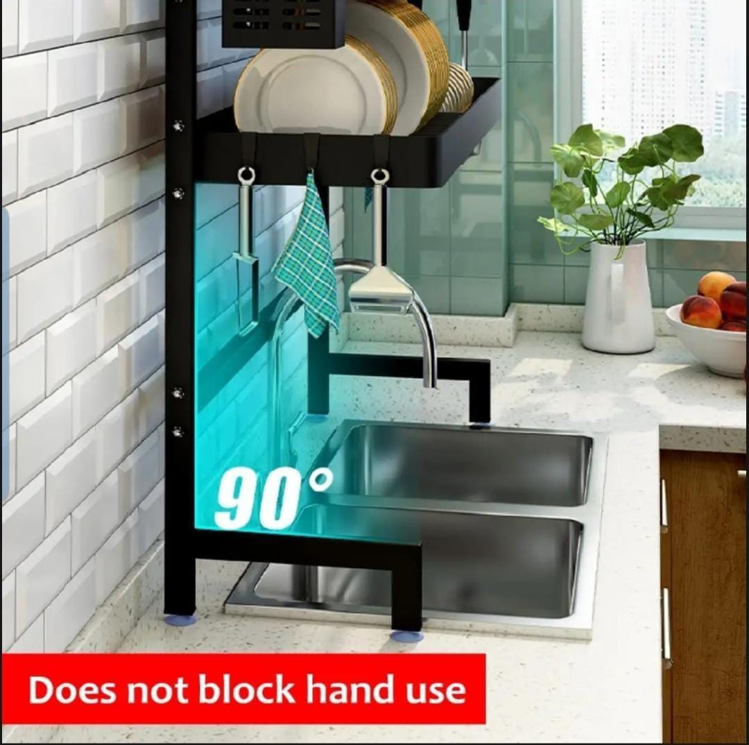 Premium Black Iron Kitchen Cutlery Organizer