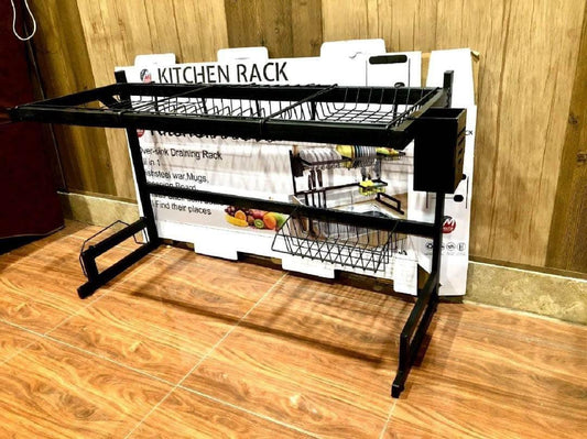 Premium Black Iron Kitchen Cutlery Organizer