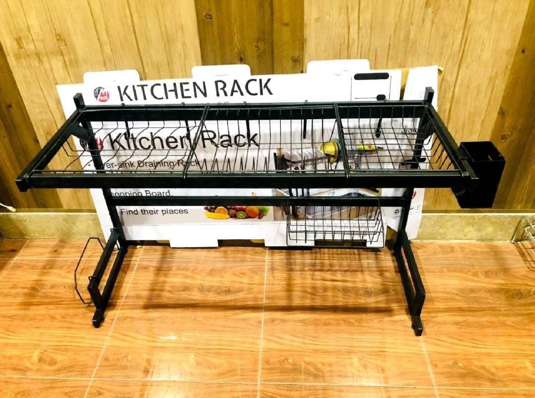 Premium Black Iron Kitchen Cutlery Organizer