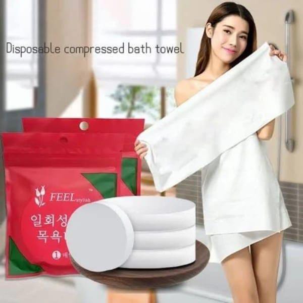 Compressed Disposable Cleansing Towels – Portable & Versatile Solution (Pack of 20pcs)