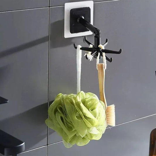 Wall Mounted Rotating Hook Pack of Three