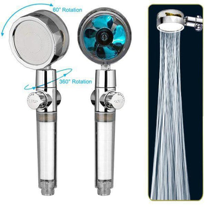Pressurized Shower Head Turbine