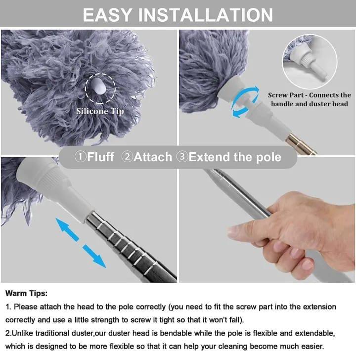 Lightweight and Portable Microfiber Fan Duster