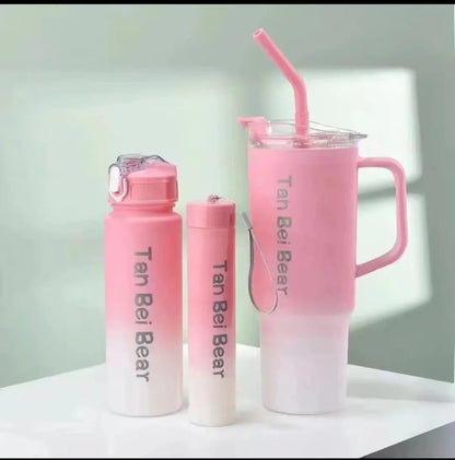 Gradient Water Bottle/Tumbler, Set of three