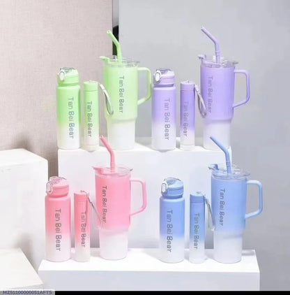 Gradient Water Bottle/Tumbler, Set of three
