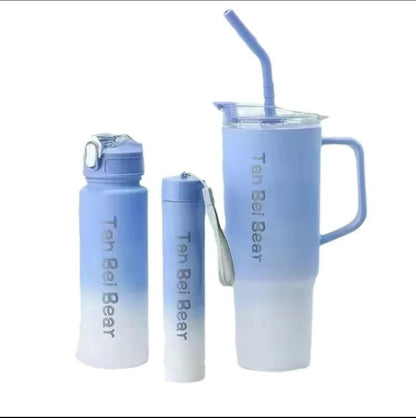 Gradient Water Bottle/Tumbler, Set of three