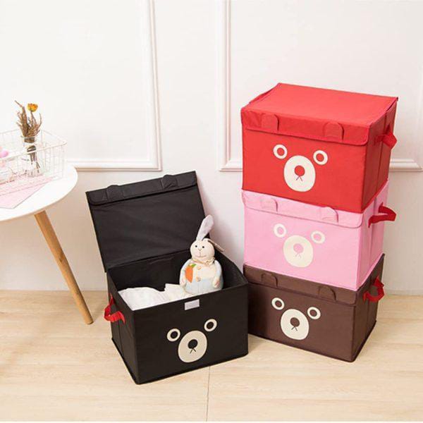 Storage Box Panda Face (Pack of 3)