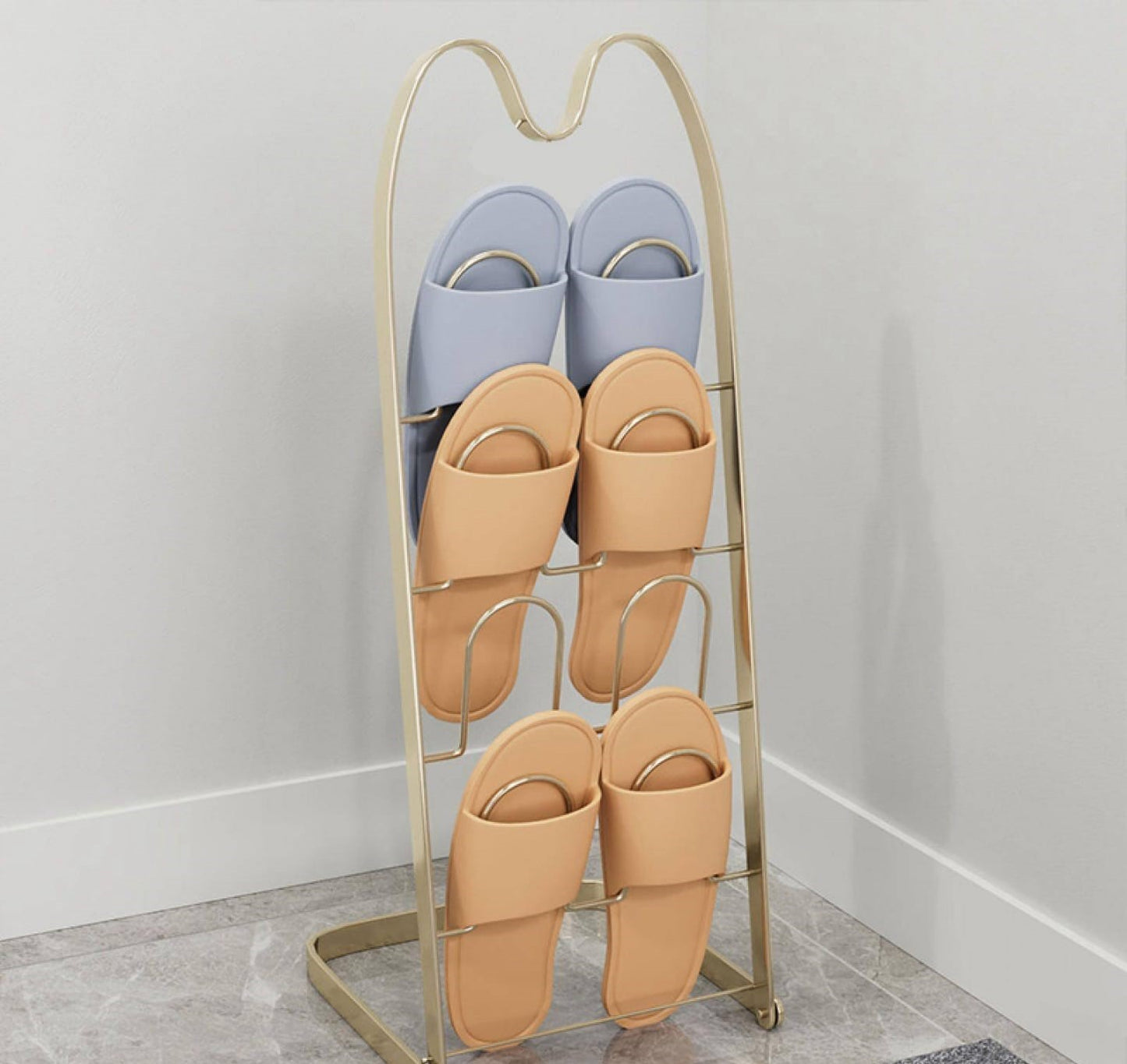 4 Layered Shoe Organizers Stand