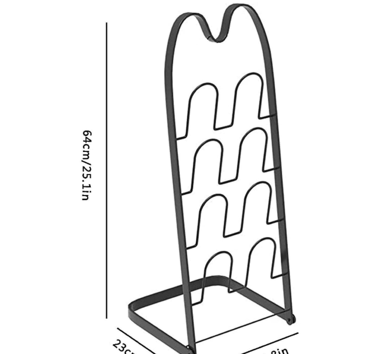 4 Layered Shoe Organizers Stand