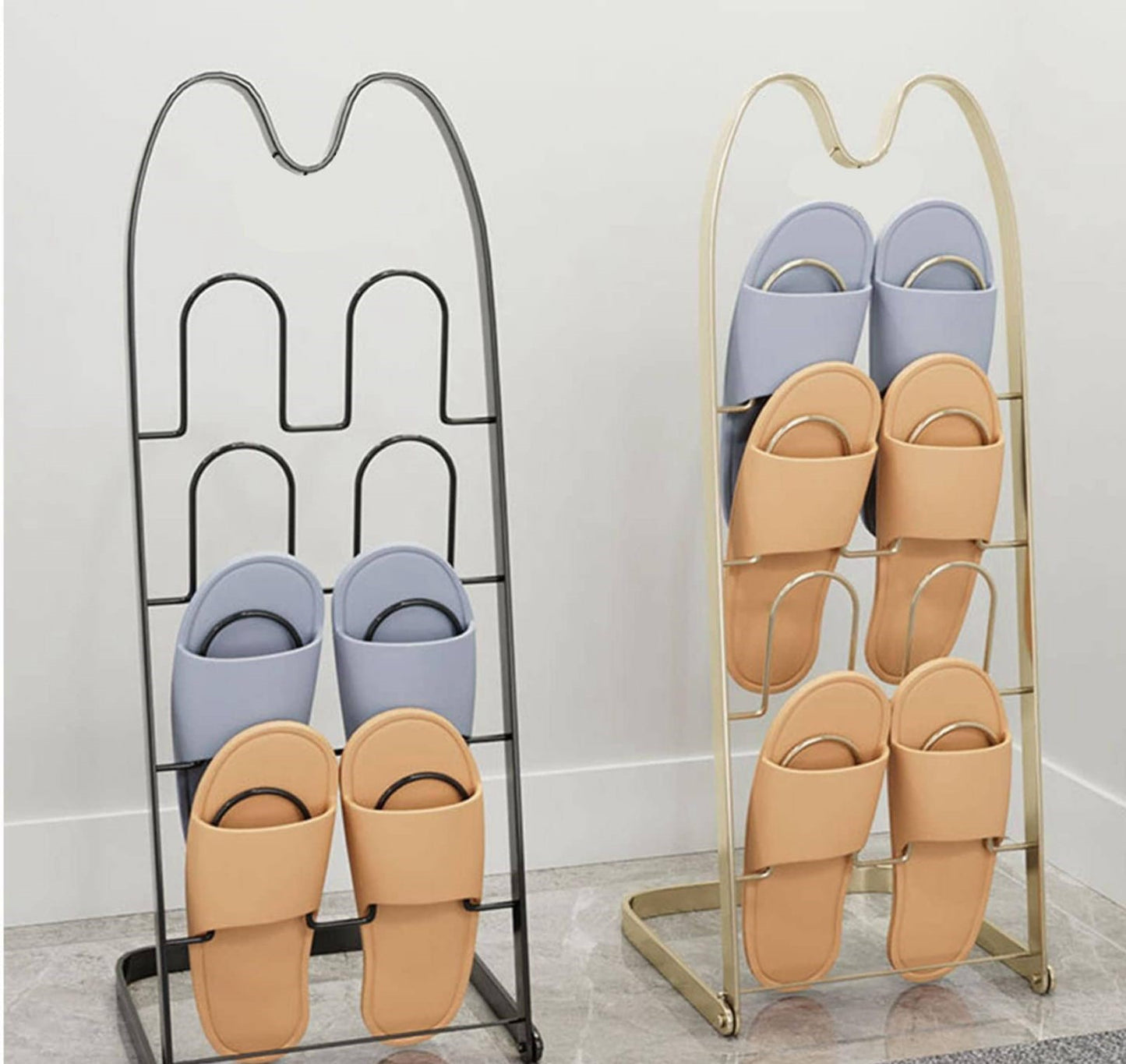 4 Layered Shoe Organizers Stand