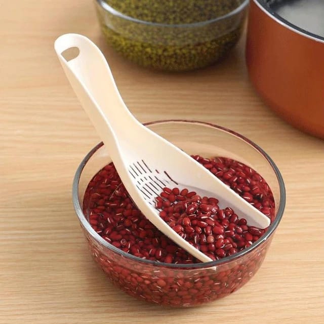 Multifunctional Filter Kitchen Spoon/ Durable Rice Sieve Washing Spoon/  Colanders/ Filters/ Strainer Kitchen Gadgets