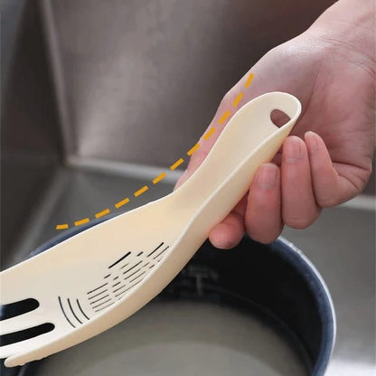 Multifunctional Filter Kitchen Spoon/ Durable Rice Sieve Washing Spoon/  Colanders/ Filters/ Strainer Kitchen Gadgets