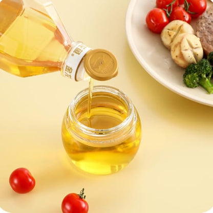 Oil Spray Bottle, Leakproof Oil Can, Durable Transparent Glass Oil Dispenser, 200ml