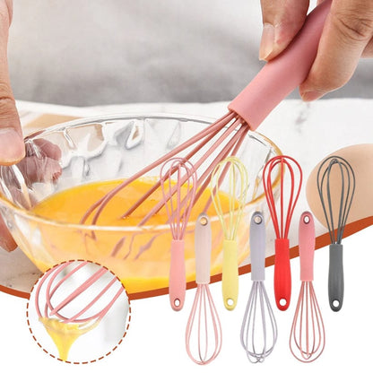 Mini Silicone Hand-Held Egg Whisker