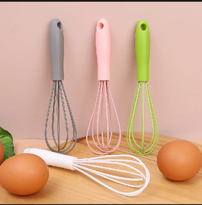 Mini Silicone Hand-Held Egg Whisker