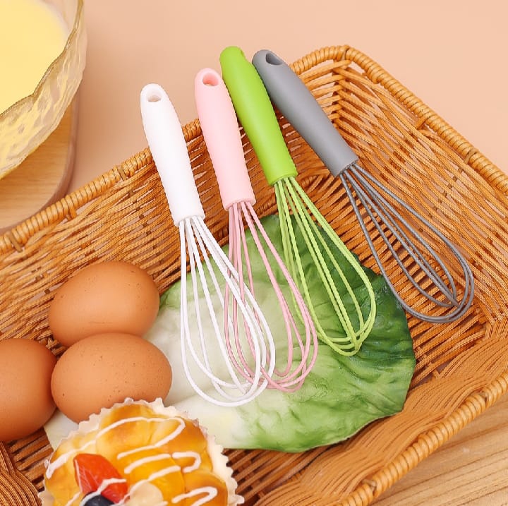 Mini Silicone Hand-Held Egg Whisker