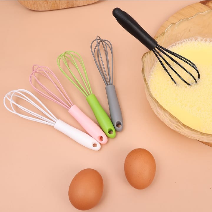 Mini Silicone Hand-Held Egg Whisker