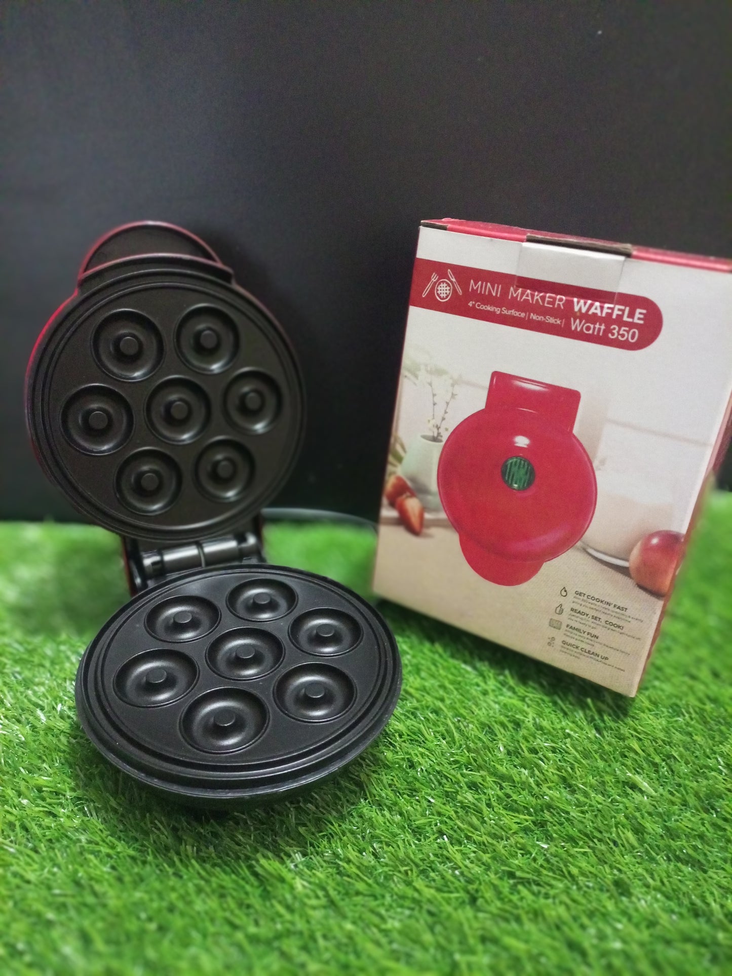 7 Holes Non-Stick Mini Electric Donut Maker Machine