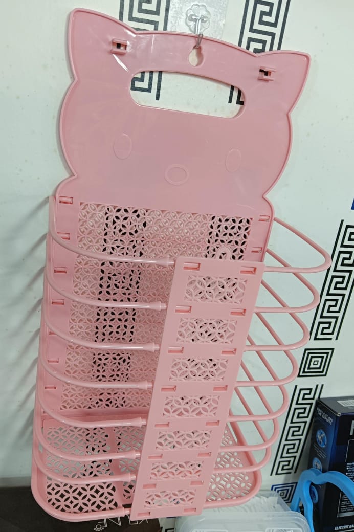 Mini Foldable Bathroom Laundry Basket Wall-mounted Dirty Clothes Storage Basket