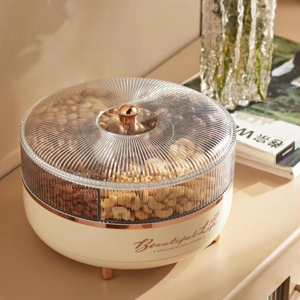 Buy 360 Rotating Snack and Dry Fruit Tray - 8 Portion-Acrylic-Special Eid Day Collection