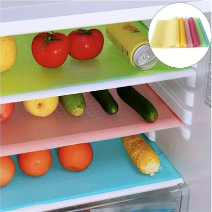 Anti-Bacterial Fridge Mat - Non-Stick Roll for Ultimate Freshness