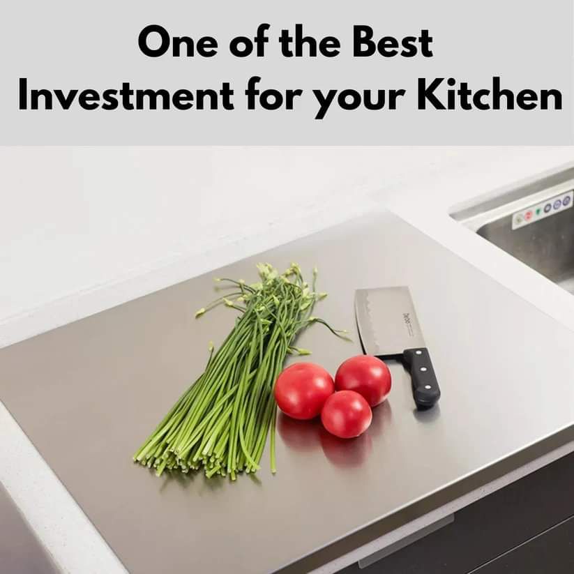Stainless Steel Cutting Board - A Must-Have for Every Chef and Kitchen!