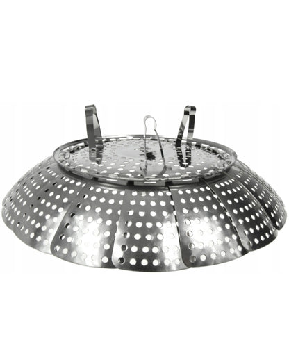 Foldable Stainless Steel Strainer and Steamer Basket