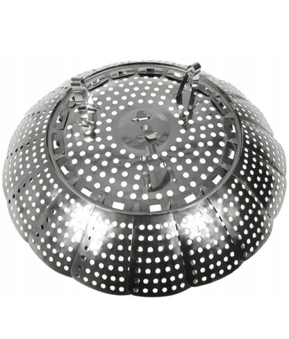 Foldable Stainless Steel Strainer and Steamer Basket