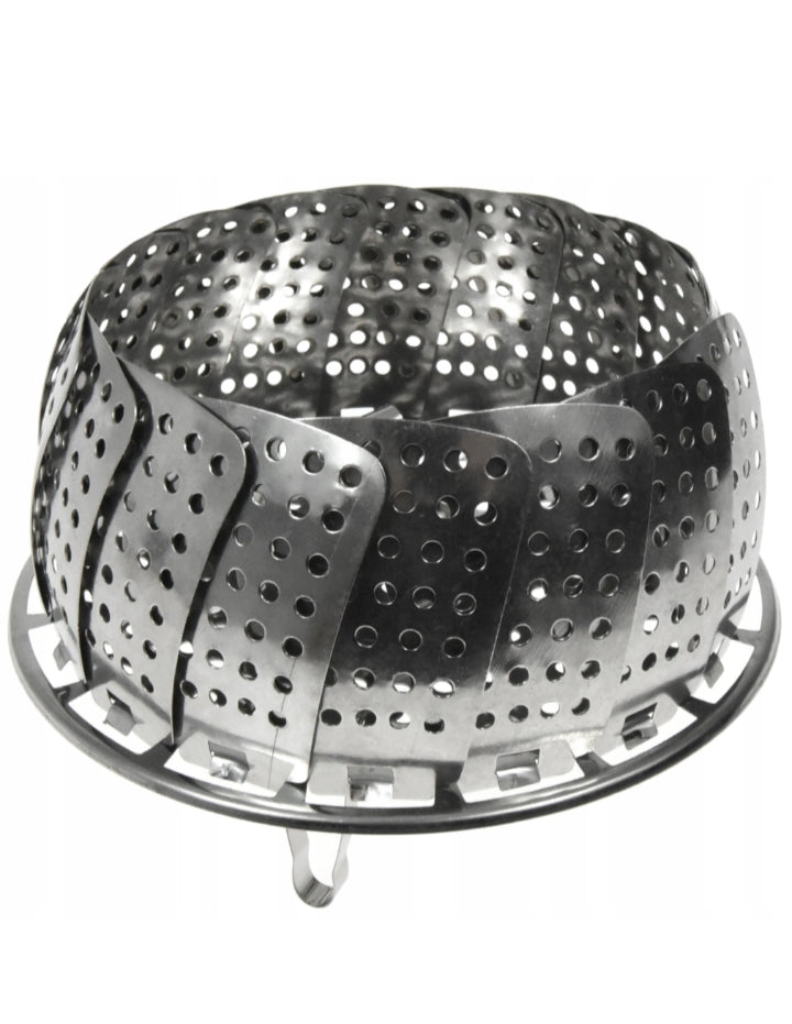 Foldable Stainless Steel Strainer and Steamer Basket
