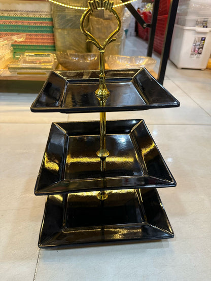 3 Pcs Serving Dish Melamine Material