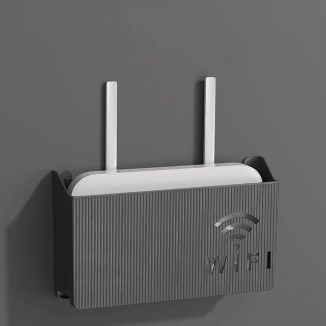 Wi-Fi Router Wall Mount Storage Box – Pack of 2 - Modern Cable Management Solution