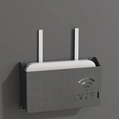 Wi-Fi Router Wall Mount Storage Box – Pack of 2 - Modern Cable Management Solution