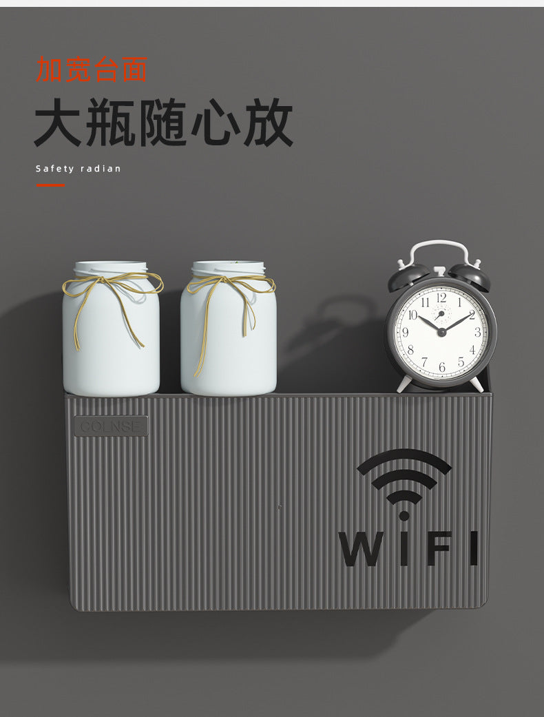 Wi-Fi Router Wall Mount Storage Box – Pack of 2 - Modern Cable Management Solution