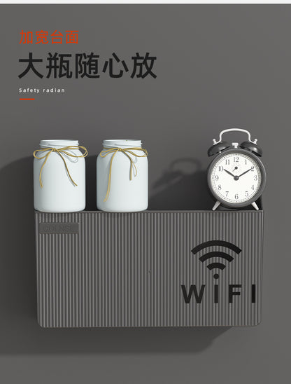 Wi-Fi Router Wall Mount Storage Box – Pack of 2 - Modern Cable Management Solution