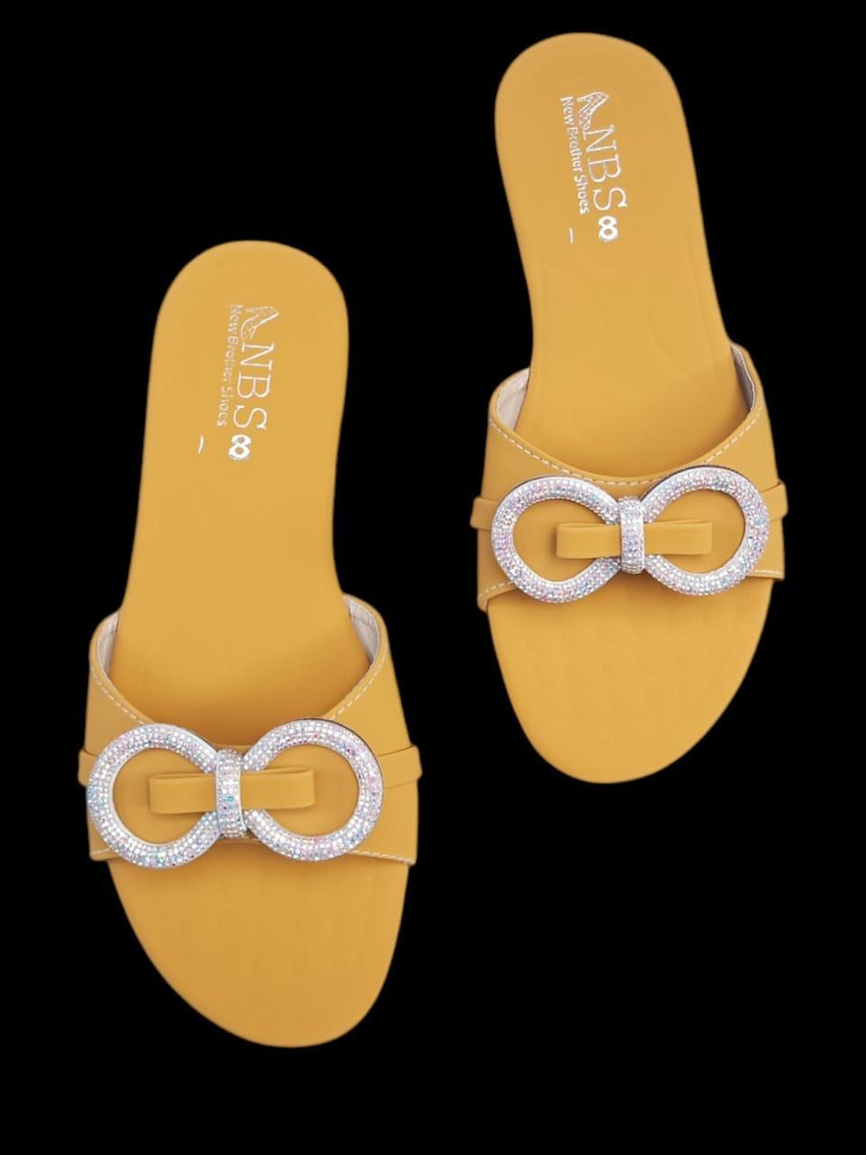 Women's Casual PVC Flat Slippers Style 6