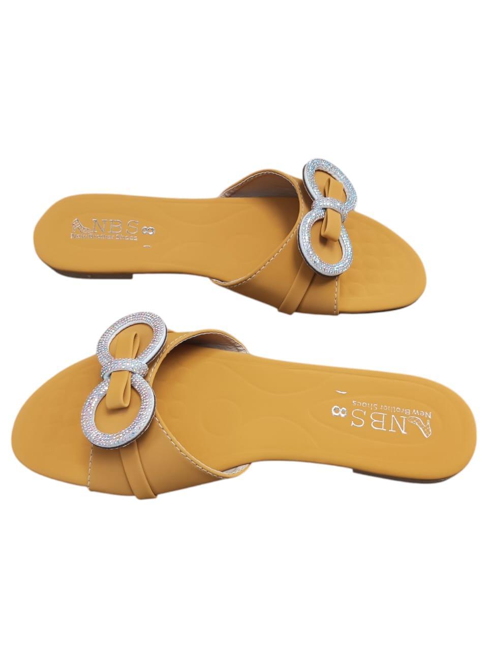 Women's Casual PVC Flat Slippers Style 6