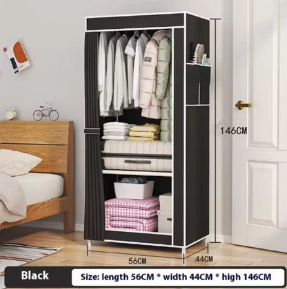Multifunctional Dustproof Cloth Wardrobe – Durable, Dust-proof & Multi Layer Storage