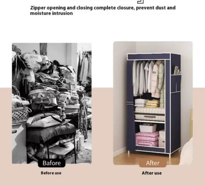Multifunctional Dustproof Cloth Wardrobe – Durable, Dust-proof & Multi Layer Storage