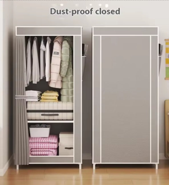 Multifunctional Dustproof Cloth Wardrobe – Durable, Dust-proof & Multi Layer Storage
