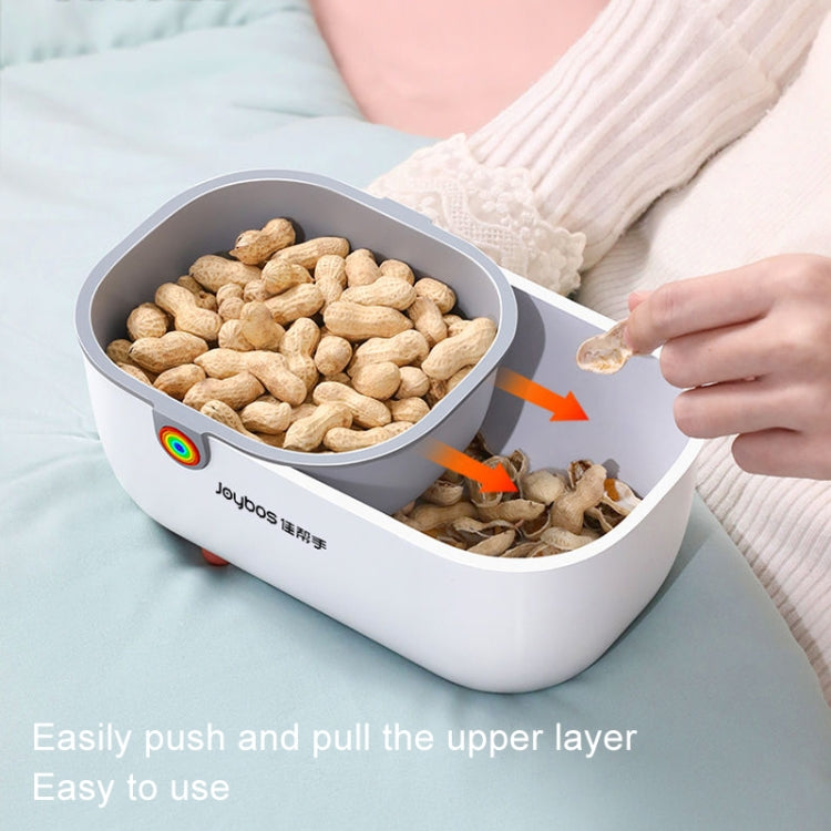 Double-Layer Snack Bowl – with Sliding Strainer - Perfect for Mess-Free Snacking!