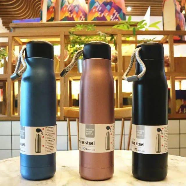 Insulated Sports Thermos Water Bottle