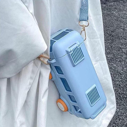 School Bus Water Bottle (Straw Bottle)