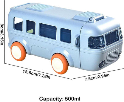 School Bus Water Bottle (Straw Bottle)