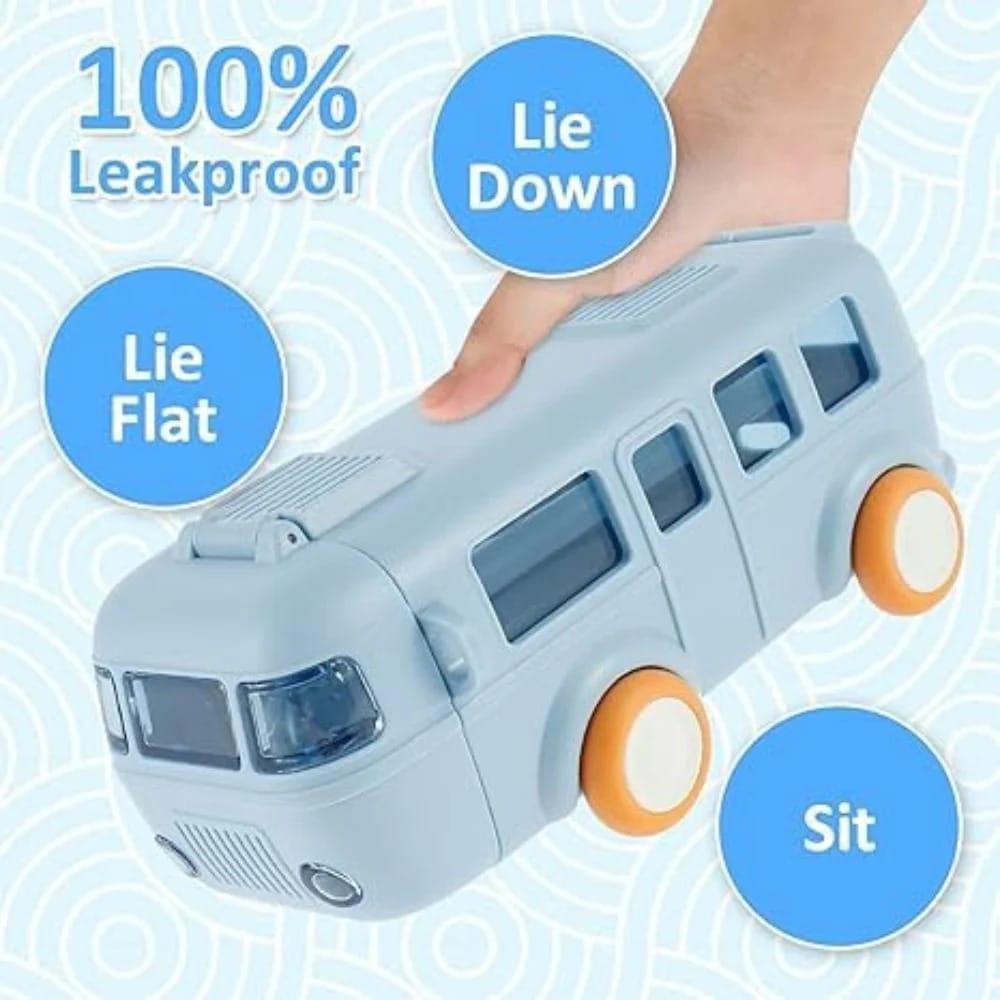School Bus Water Bottle (Straw Bottle)
