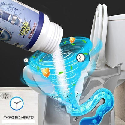 Cyclonic Foaming Toilet and Sink Cleaner Powder